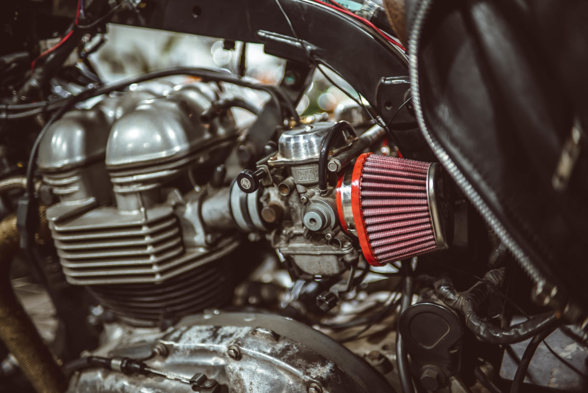 Kustom Kommune Motorcycle maintenance carb clean