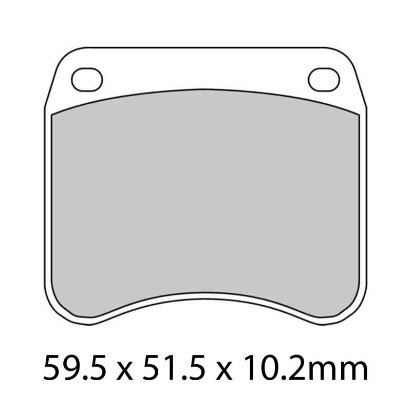 FERODO Brake Disc Pad Set FDB342CP1