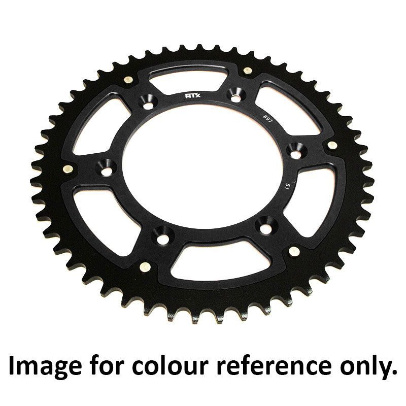 SPROCKET REAR MTX RAPTOR BI METAL 460 48T #520 BLK - Image 2