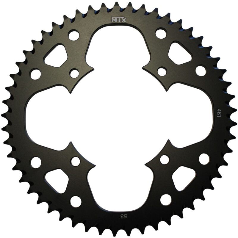 SPROCKET REAR MTX ZERO Aluminium 461 53T 420 BLK - Image 3